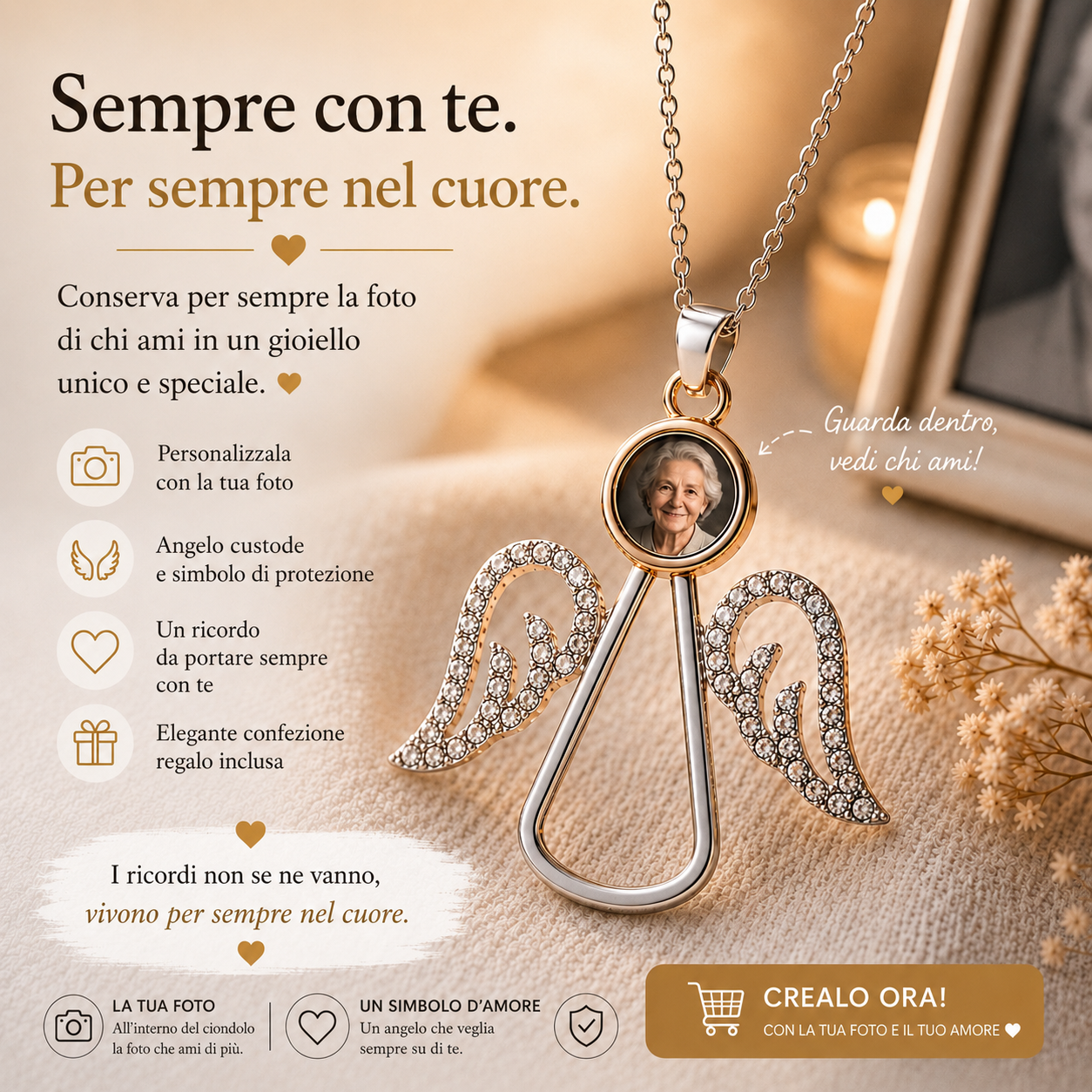 Collana con Foto Segreta