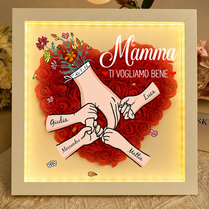 Quadro dell’Amore Personalizzato – Mamma & Nonna ❤️
