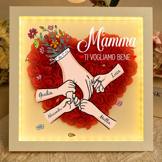 Quadro dell’Amore Personalizzato – Mamma & Nonna ❤️