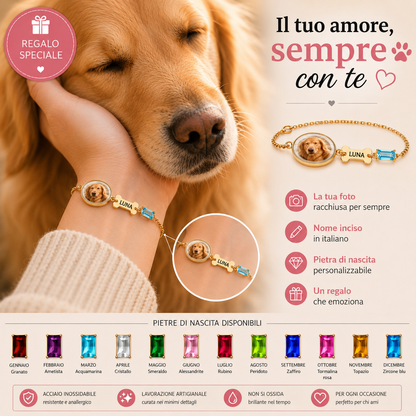 Cuore a 4 Zampe – Bracciale Personalizzato