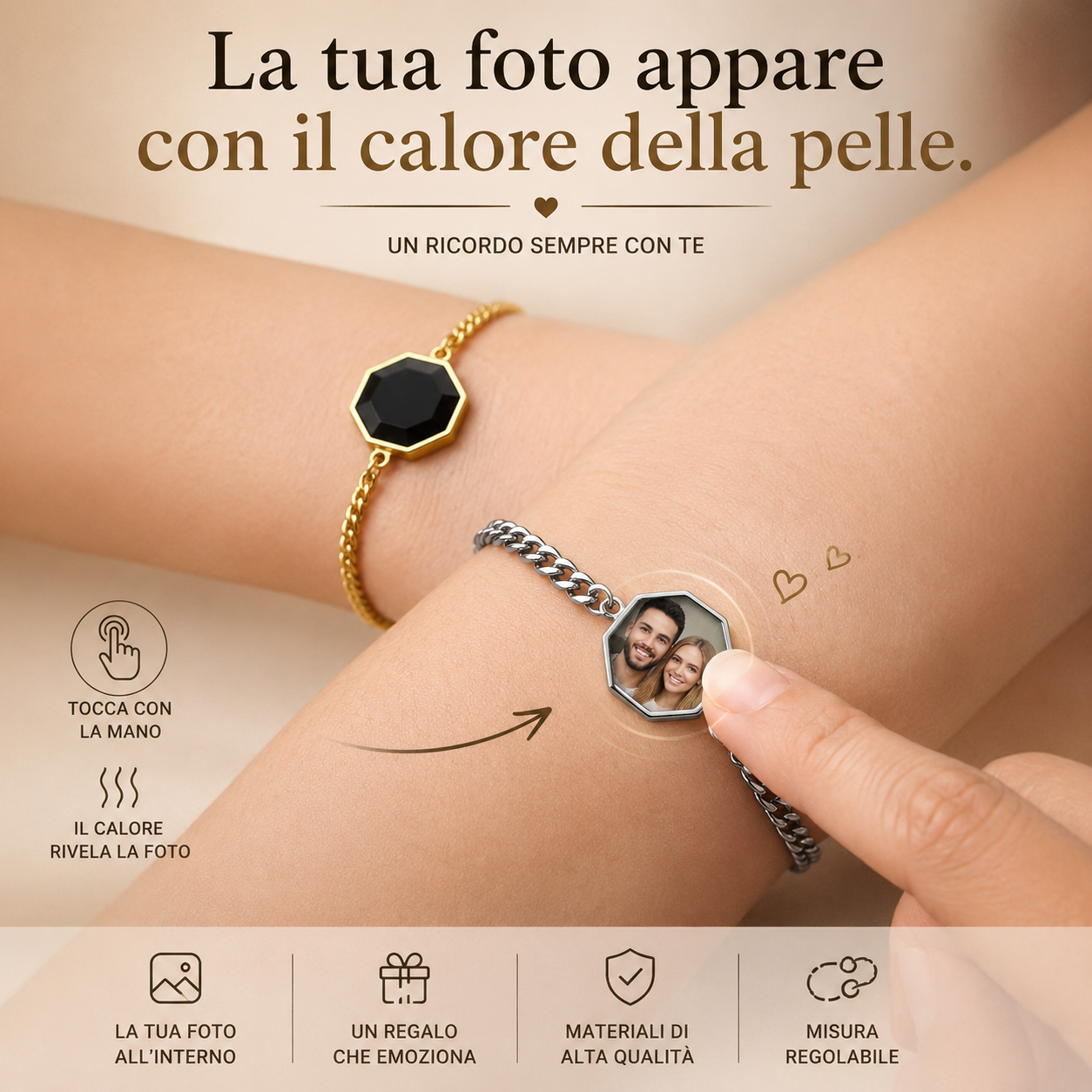 Bracciale con Foto Segreta
