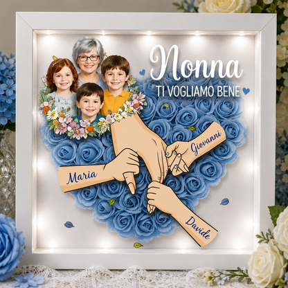 Quadro dell’Amore Personalizzato – Mamma & Nonna ❤️