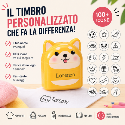 Timbro Personalizzato Premium per Vestiti